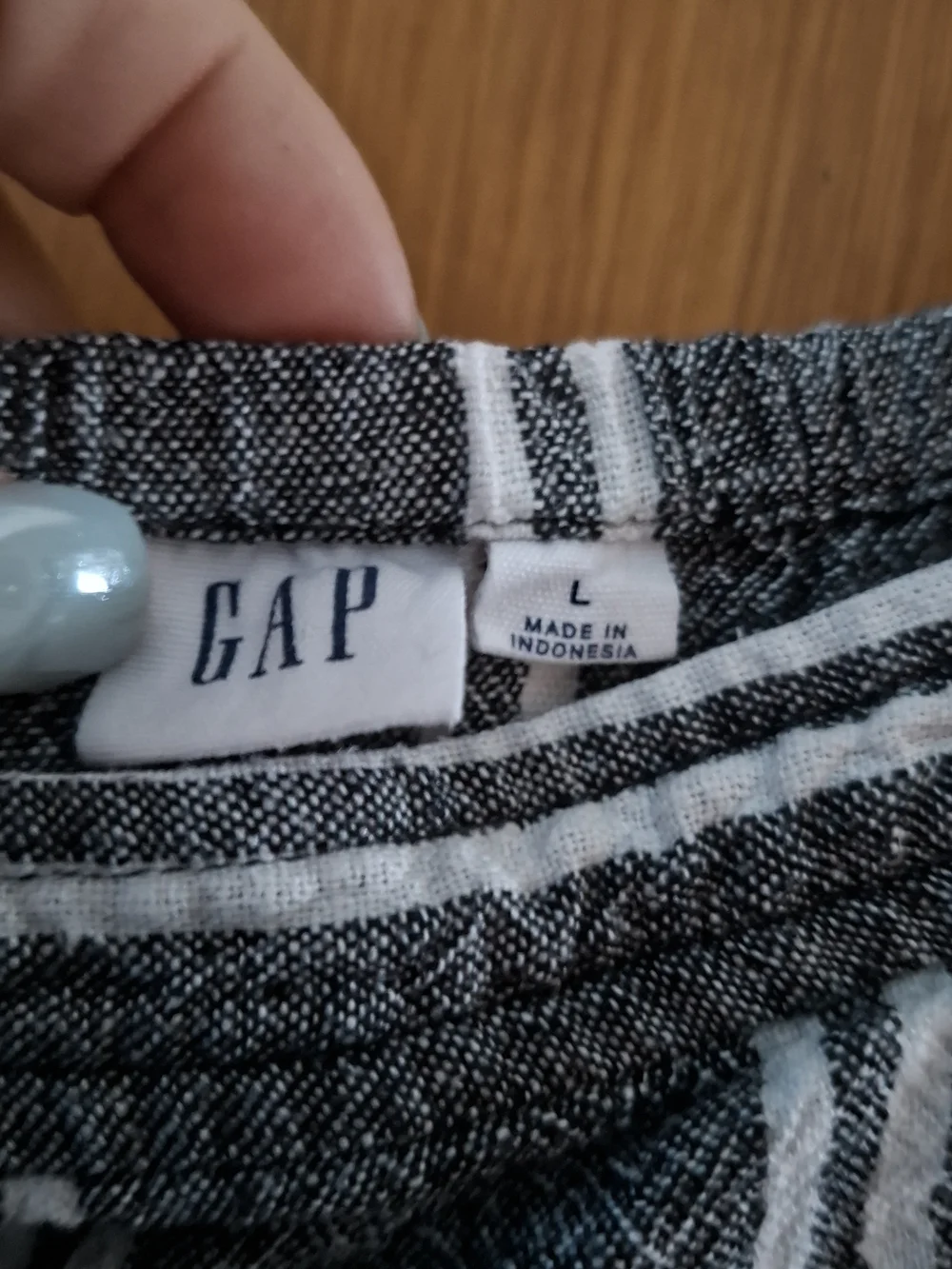 GAP Grey and White Striped Girls One-Piece Romper